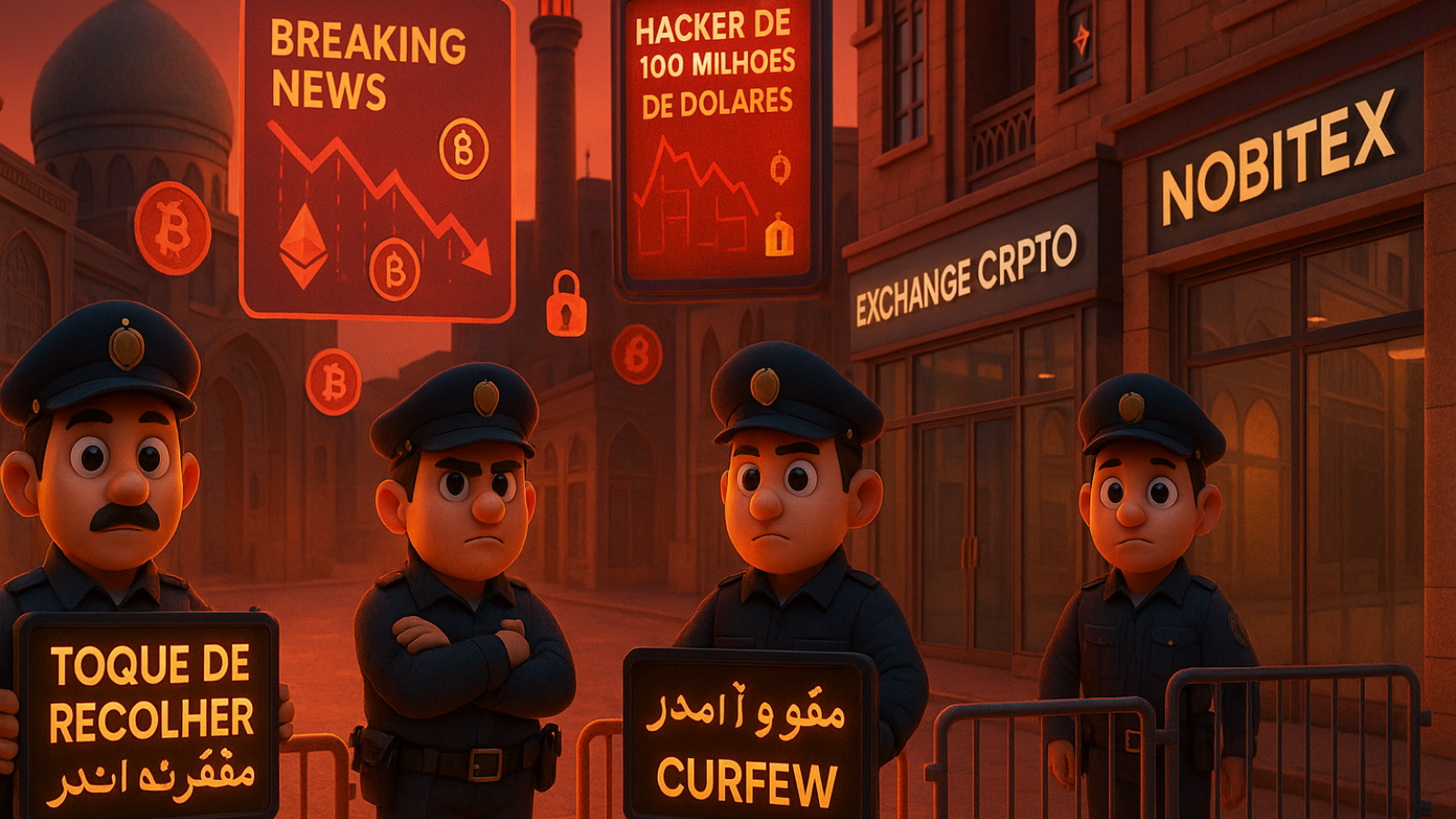 Irã impõe toque de recolher em corretoras de criptomoedas após ataque de US$ 100 milhões a Nobitex