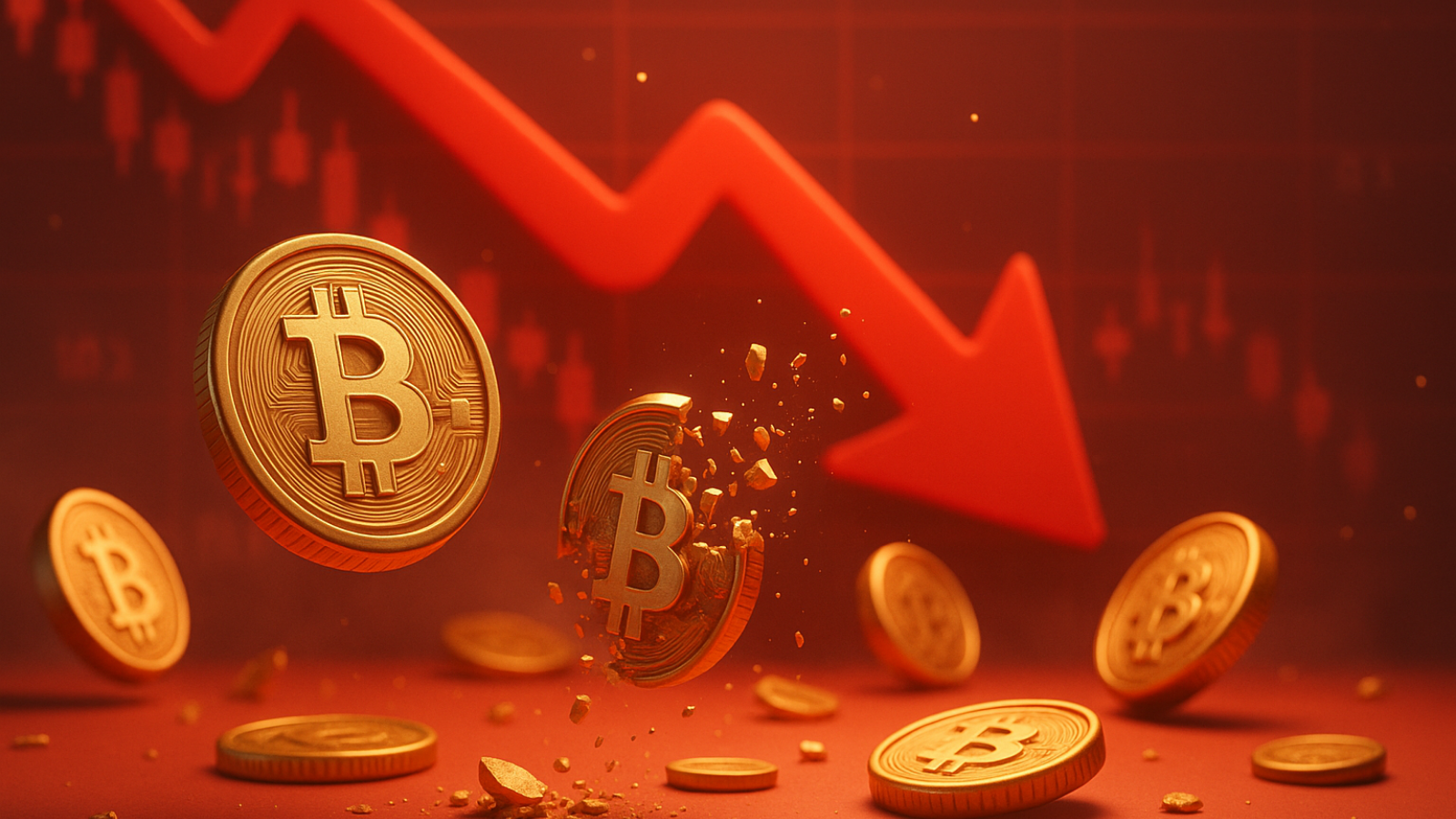 Mais de US$ 200 milhões em Bitcoin são liquidados com aueda do BTC abaixo de US$ 100.000