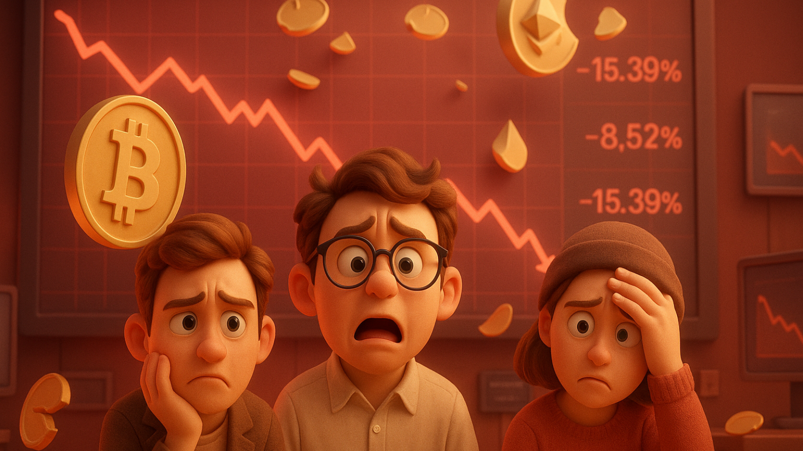 Mercado de criptomoedas perde mais de US$ 150 bilhões em 24h