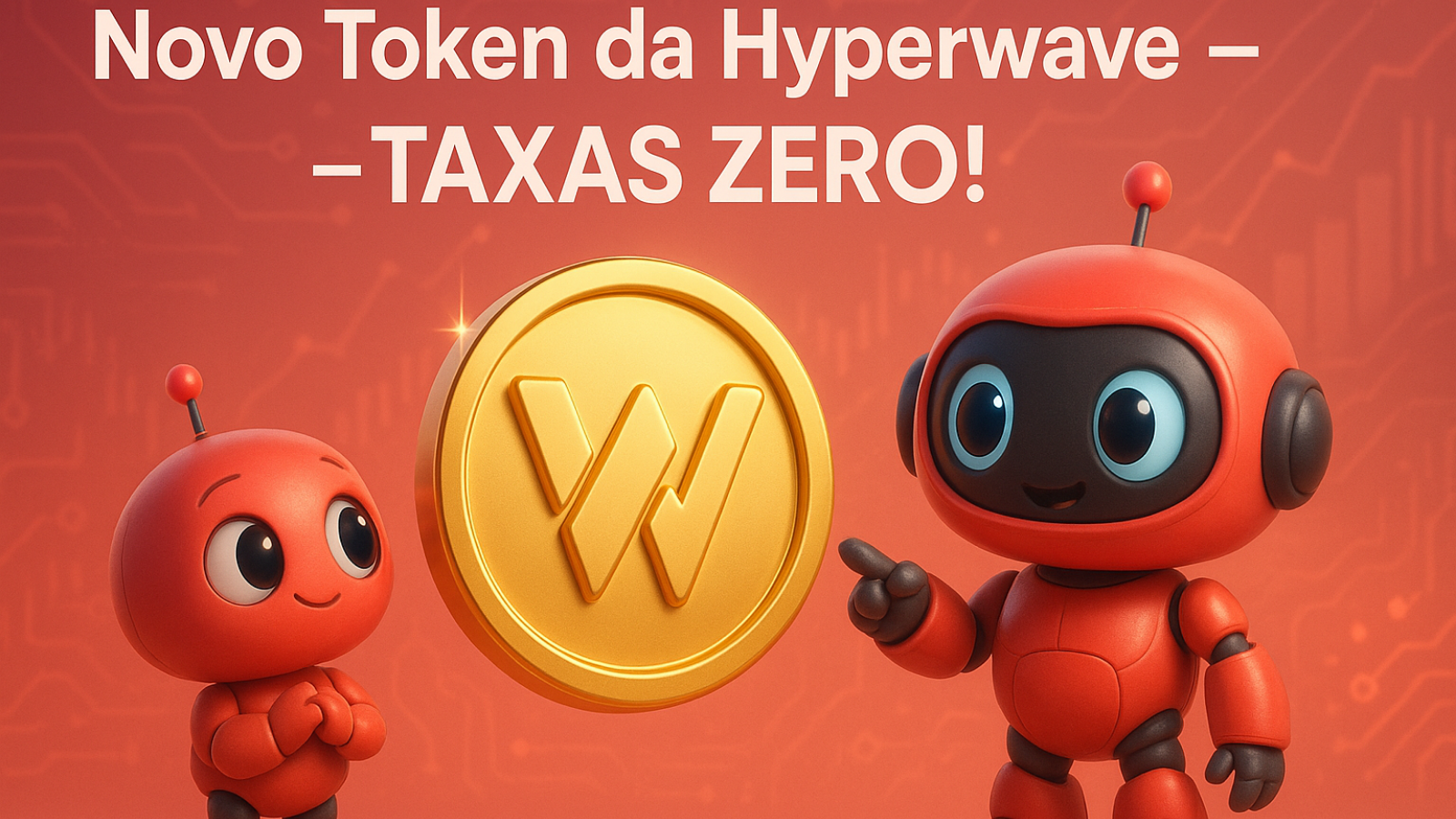 Novo token da Hyperwave tem taxas zero por 3 meses