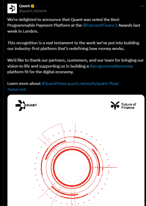 Preço da Quant