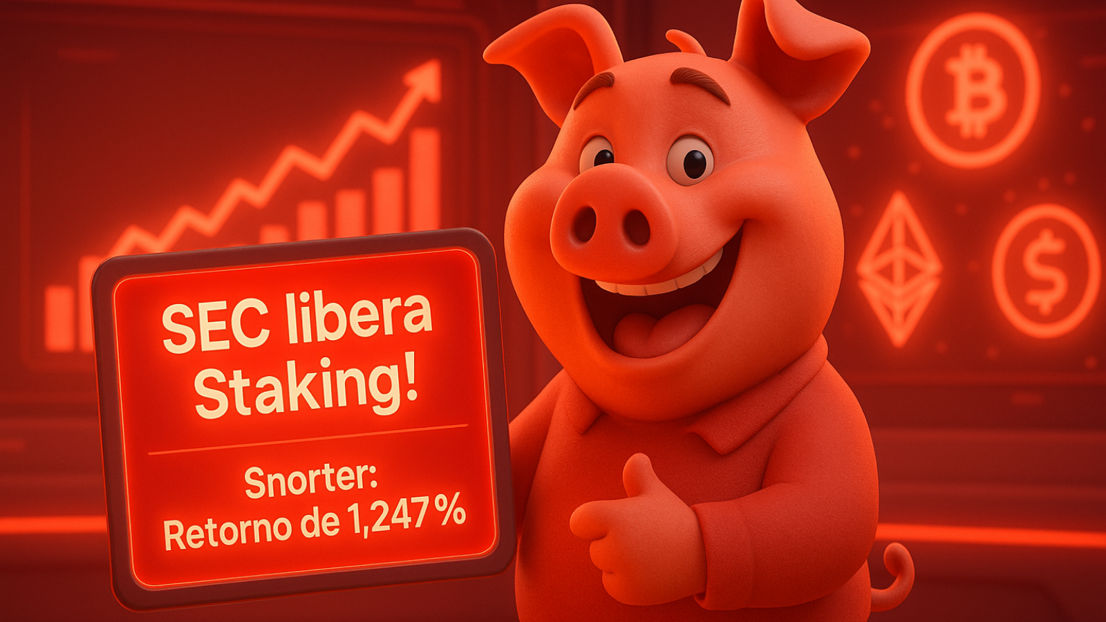 SEC libera staking e Snorter com retorno de 1.247%