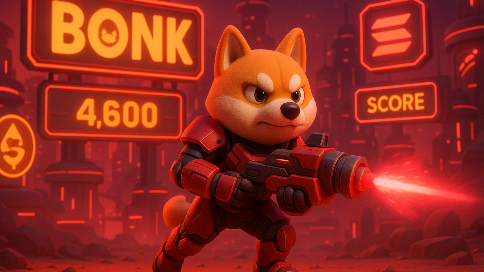 Solana Meme Coin Bonk estreia jogo de tiro 'mate para ganhar'