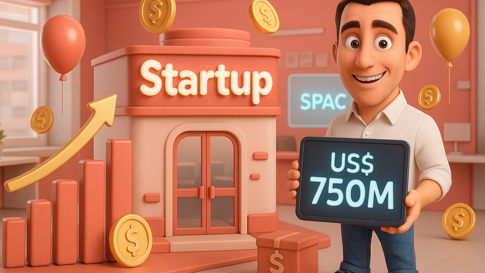 Startup de Pompliano levanta US$ 750 milhões para abrir capital com SPAC