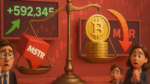 Strategy soma 592.345 BTC, mas as ações MSTR caem forte