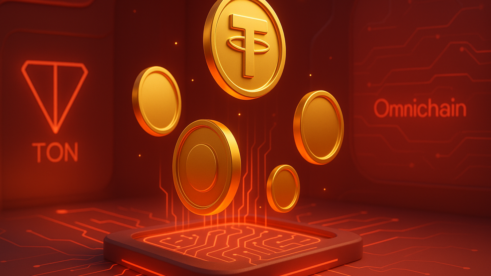 Tether lança stablecoin de ouro na TON com tecnologia omnichain