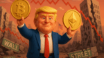 Trump impulsiona Bitcoin e Ethereum enquanto Wall Street desaba com crise no Irã