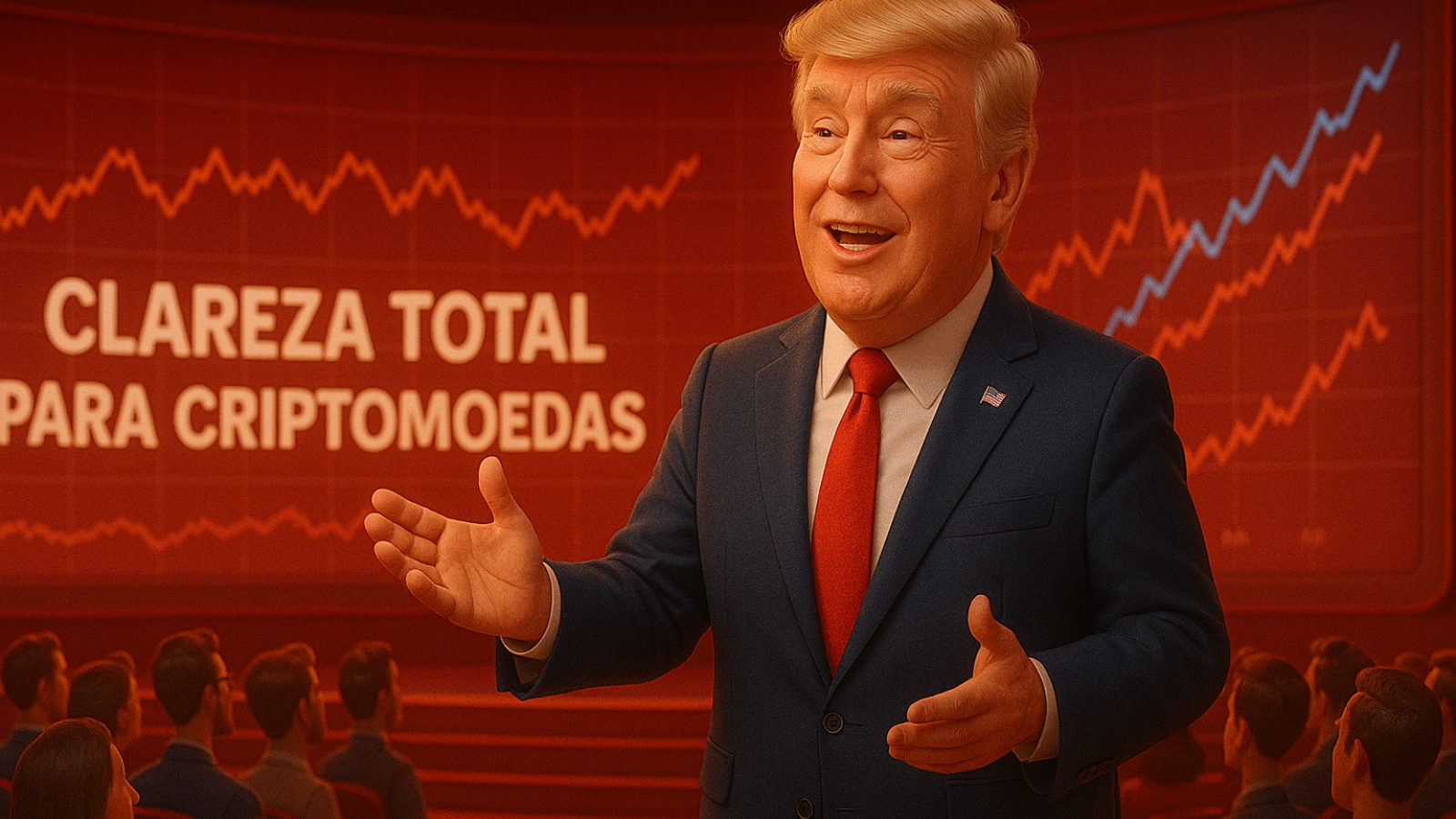 Trump promete “clareza total” para criptomoedas e agita o mercado