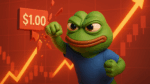 Alvo de US$ 1 PEPE quebra resistência e entra em forte tendência de alta