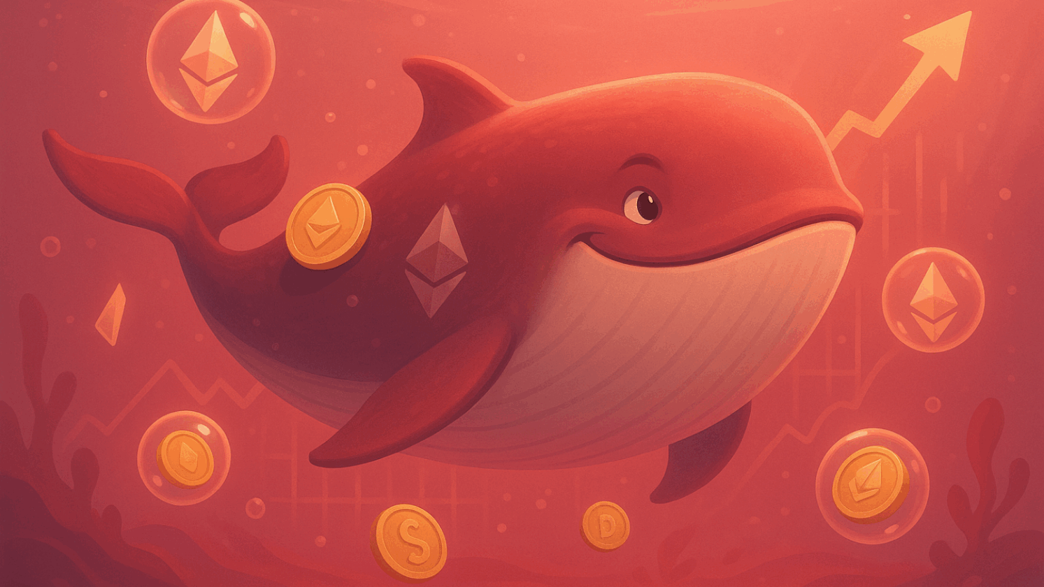 Baleia movimenta US$ 70 milhões em Ethereum e analista prevê nova disparada