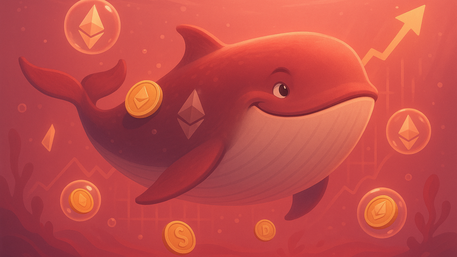 Baleia movimenta US$ 70 milhões em Ethereum e analista prevê nova disparada