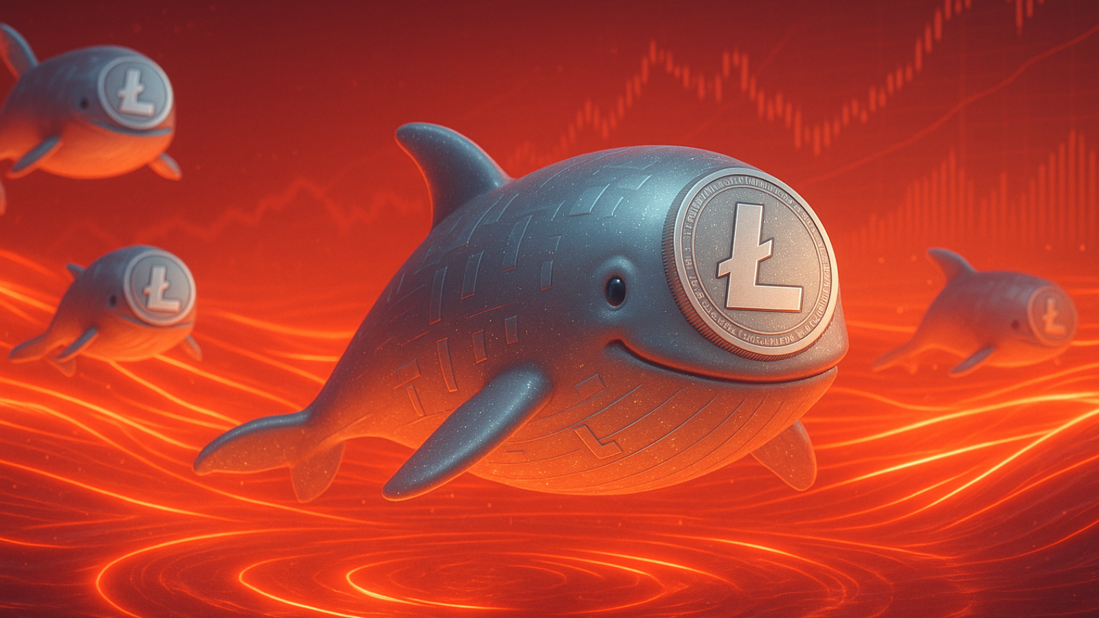 Baleias de Litecoin movimenta 105 milhões em 24 horas e sacodem o mercado