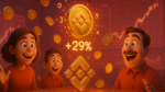 Binance revela airdrop de nova criptomoeda, que dispara 29% em poucas horas