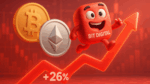 Bit Digital sobe 26% após trocar Bitcoin por Ethereum