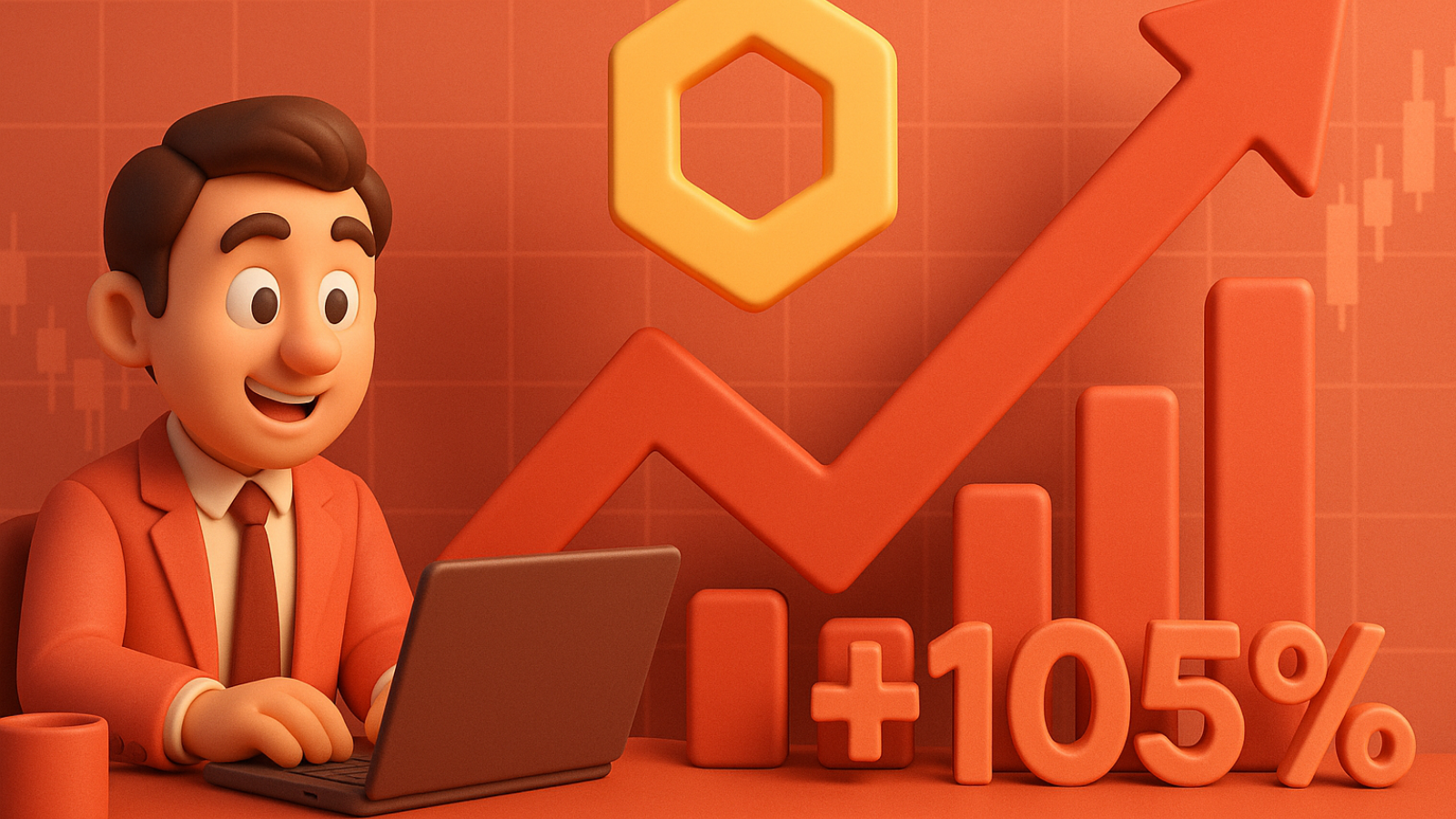 Chainlink lidera reações do mercado com alta de 105% nas transações