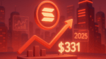 Criptomoeda Solana mira US$ 331 com alta projetada para 2025