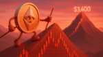 Ethereum ensaia rali, mas analistas alertam US$ 3.400 ainda longe