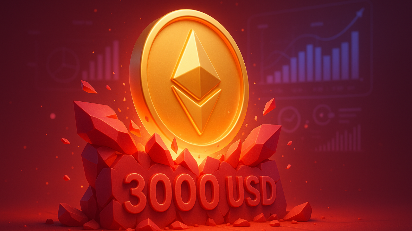 Ethereum rompe os US$ 3 mil mas o que vem a seguir surpreende
