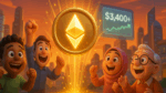 Ethereum ultrapassa US$ 3.400 e anima investidores