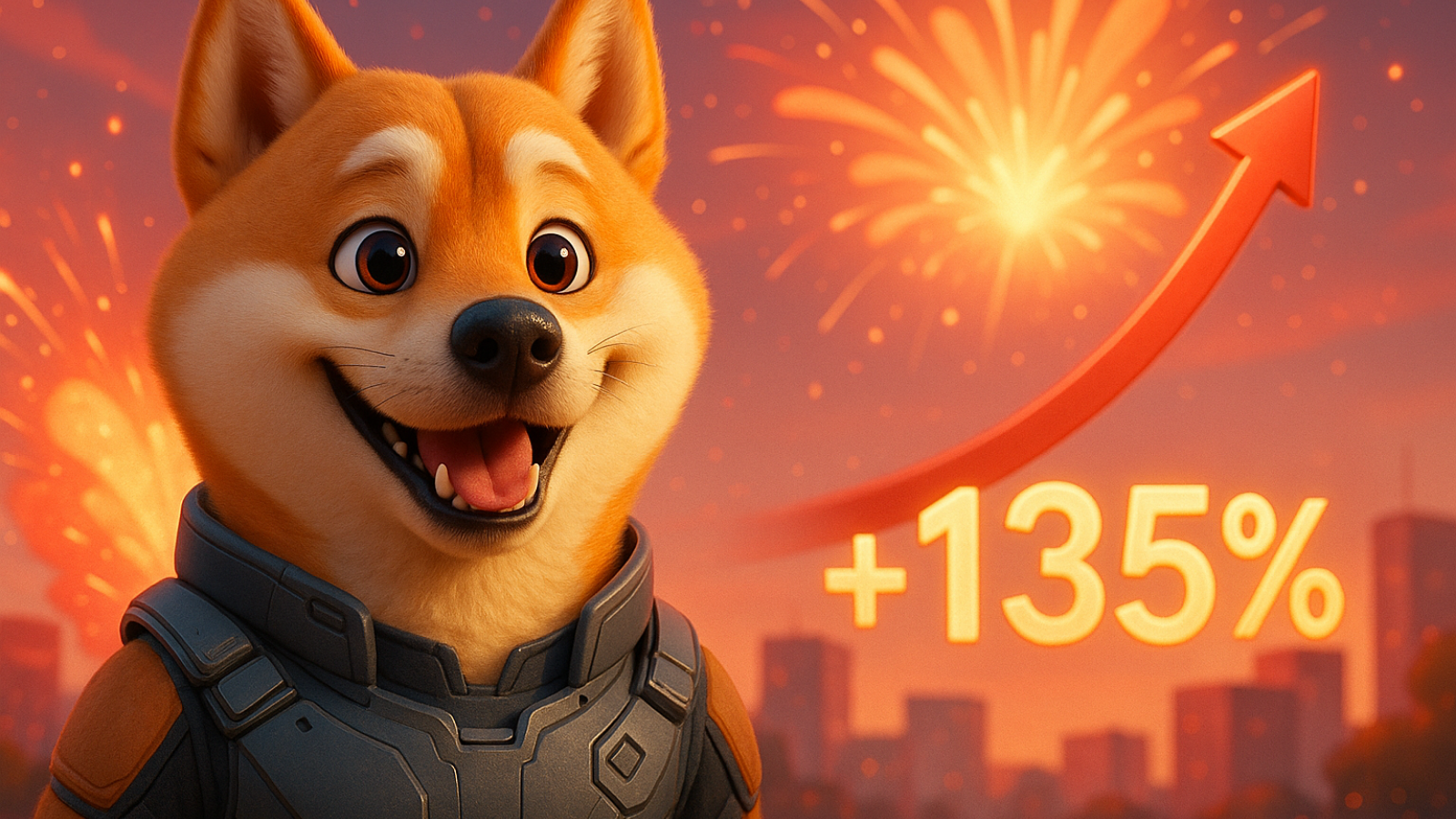 Explosão à vista Shiba Inu exibe sinal de alta de 135%