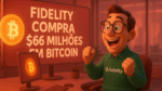 Fidelity surpreende o mercado com compra de US$ 66 milhões em Bitcoin
