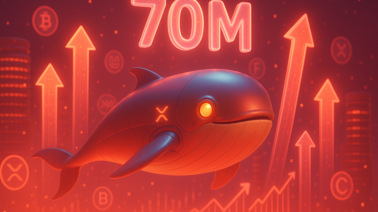 Futuros de XRP explodem com US$ 70 milhões em movimento de baleias