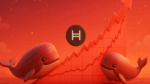 HBAR sobe quase 100% com apoio de baleias