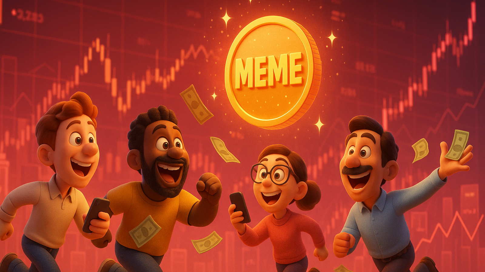 Investidores correm para a Memecoin (MEME) em meio a alta explosiva
