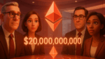 Investidores institucionais miram Ethereum com US$ 20 bilhões, aponta Bitwise