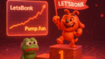 LetsBonk ultrapassa Pump.fun e vira líder em memecoins