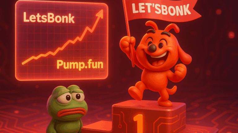 LetsBonk ultrapassa Pump.fun e vira líder em memecoins