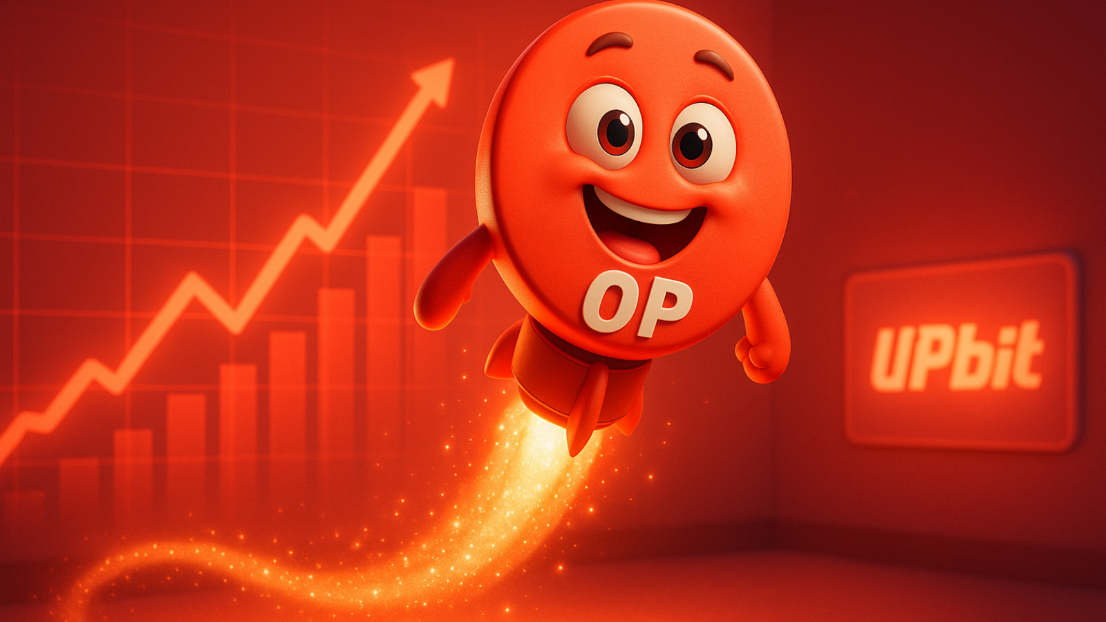 Optimism (OP) dispara 25% após listagem na Upbit