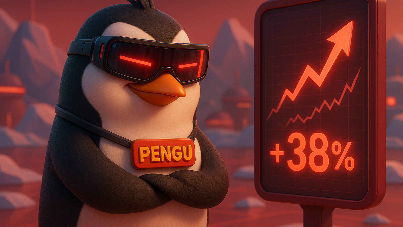 PENGU se prepara para alta de 38%