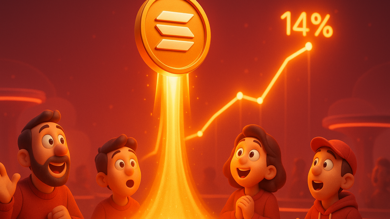 Solana dispara Preço mira alta de 14% com nova onda de compradores