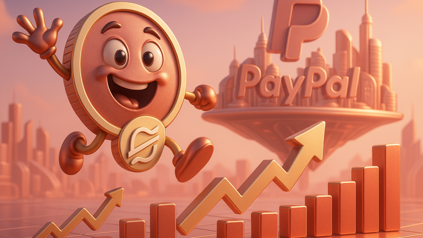Stellar (XLM) salta 72% com stablecoin do PayPal