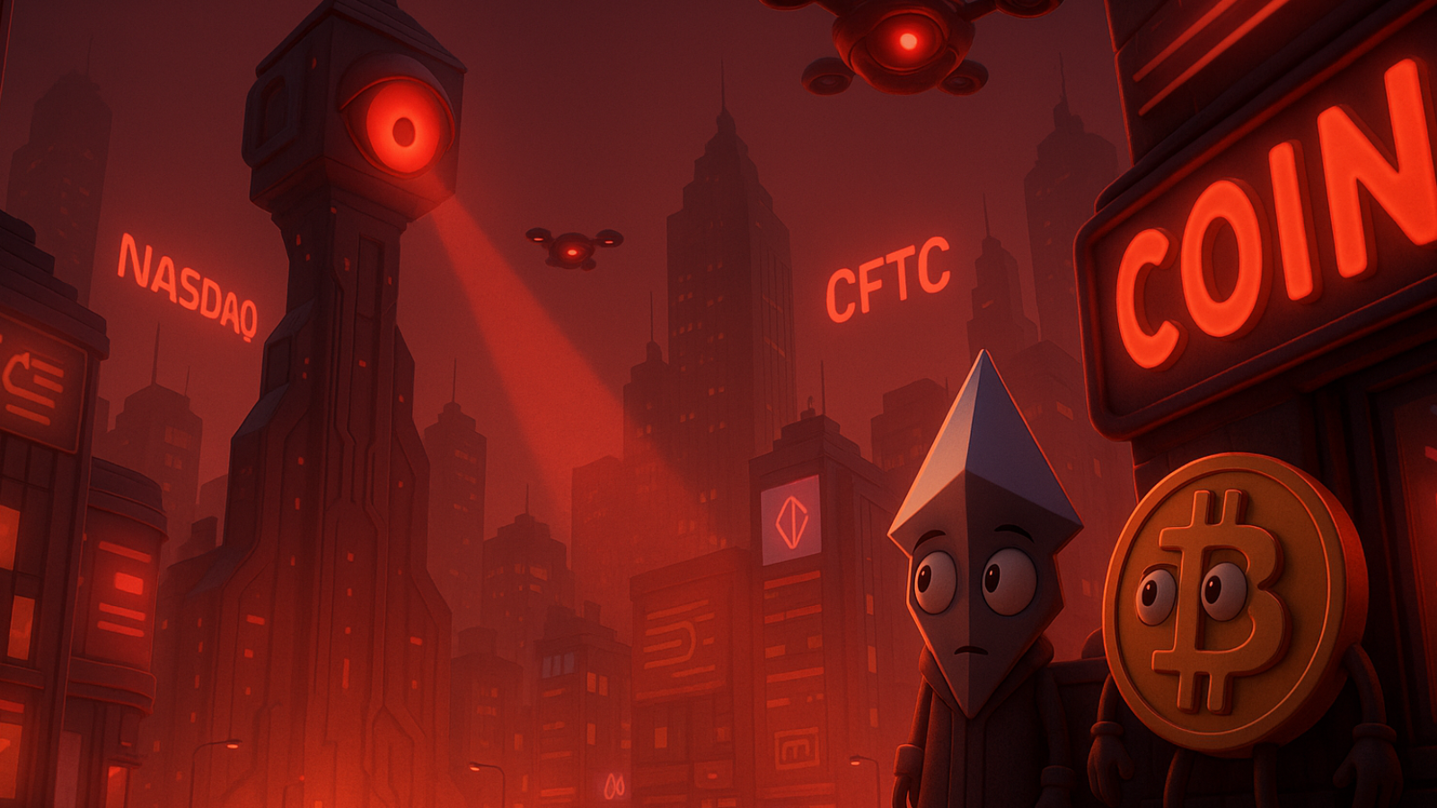 Vigilância total: CFTC e Nasdaq lançam tecnologia inédita para vigiar mercados cripto