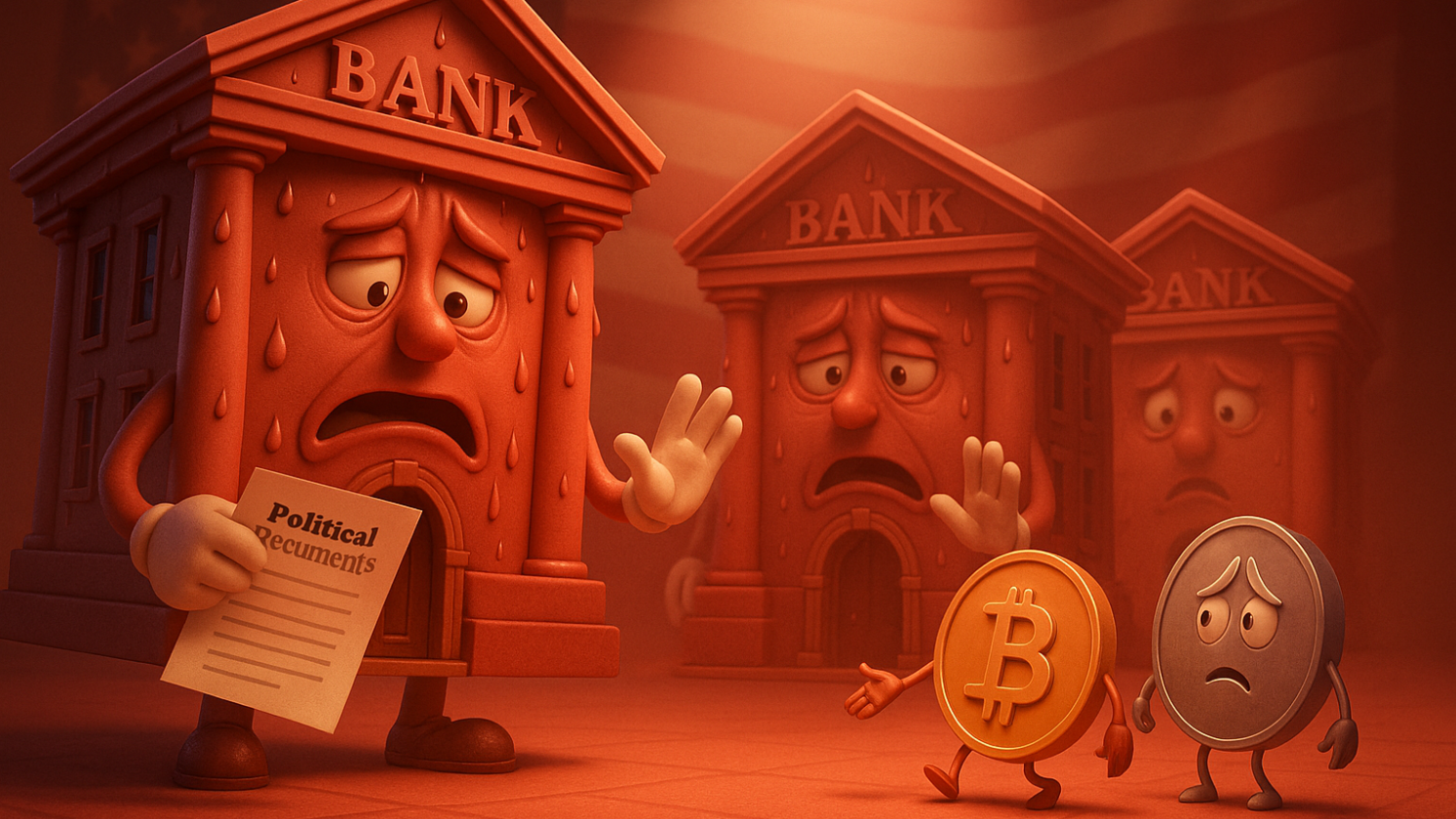 Bancos sob pressão EUA vão punir discriminação política e contra criptomoedas