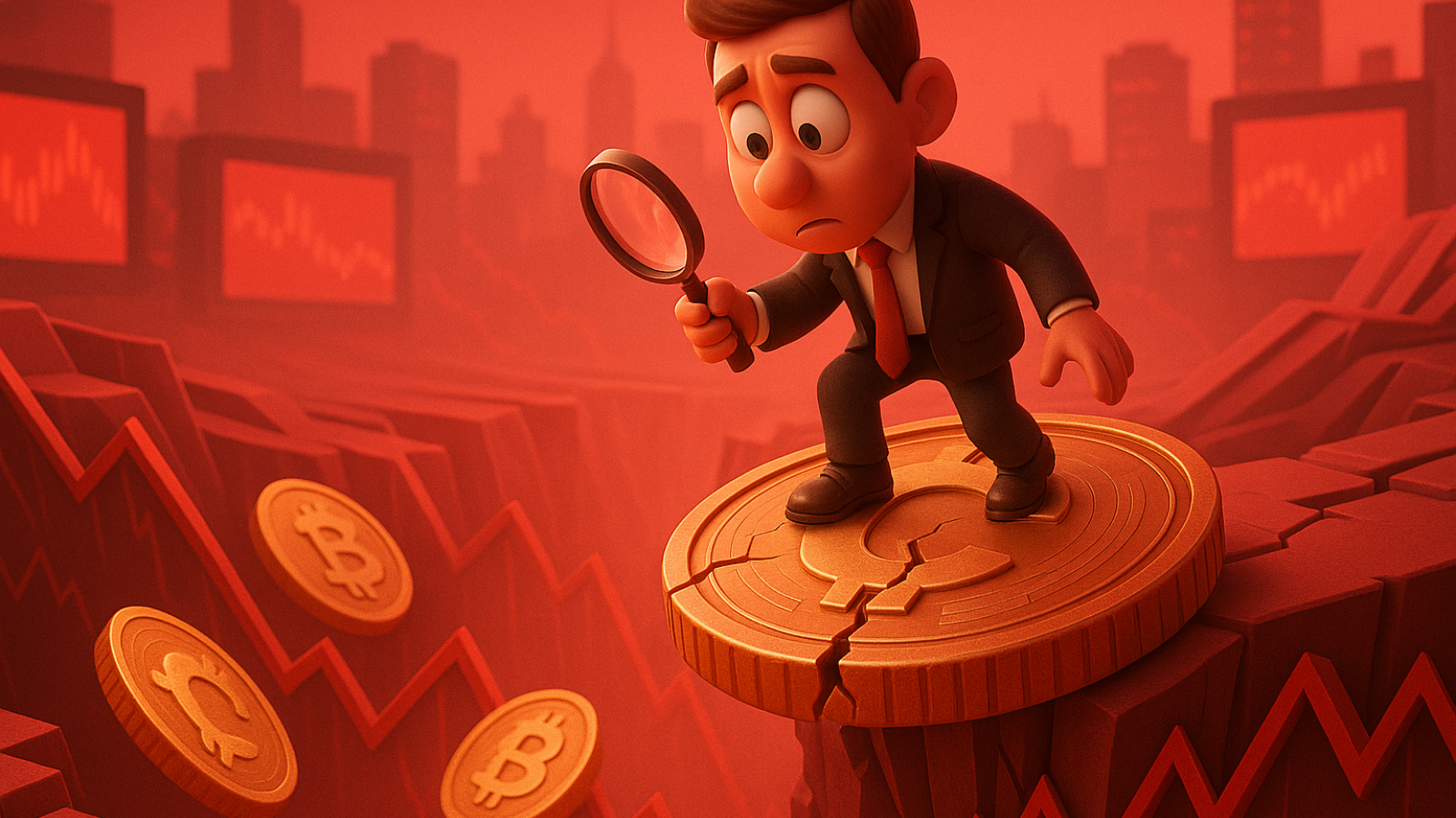 Cautela domina o mercado e criptomoedas entram em queda livre