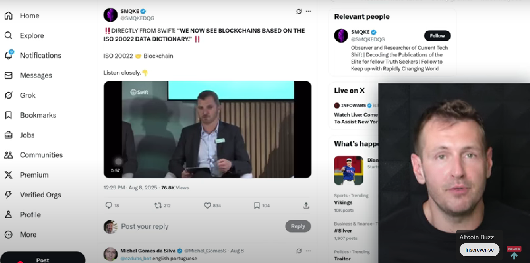 Criptomoedas alta