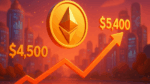 Ethereum acima de US$ 4.500 reacende metas de US$ 5.400