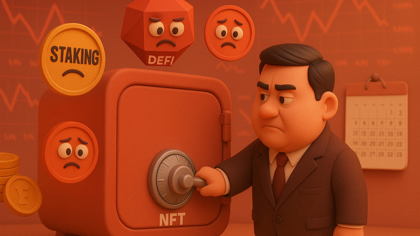 Fim da isenção: lucros com staking, DeFi e NFTs agora têm nova alíquota federal