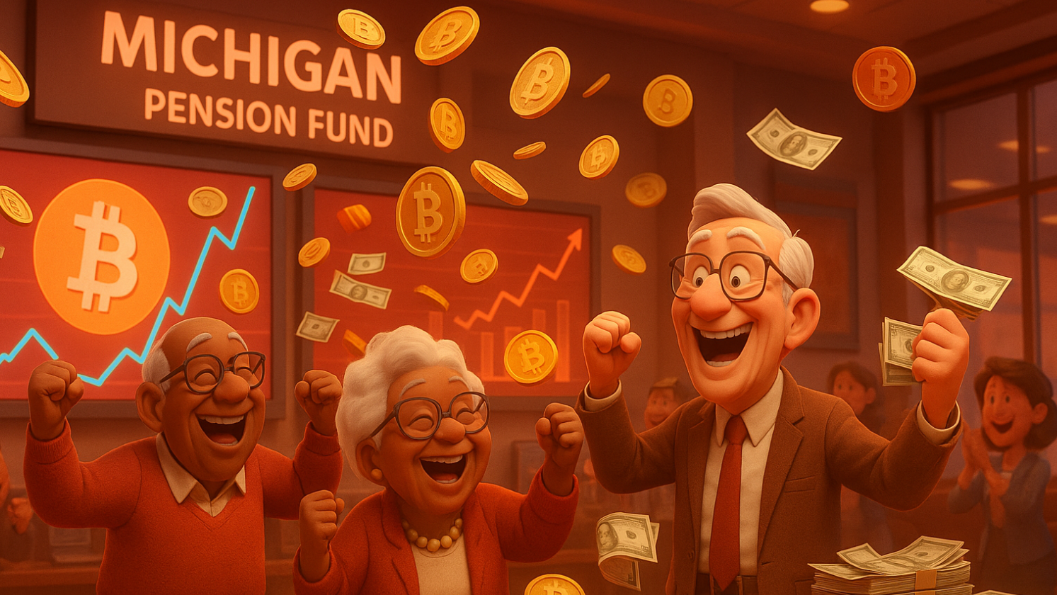 Fundo de Pensão de Michigan Triplica Aposta em Bitcoin e Investe US$ 10,7 Mi!