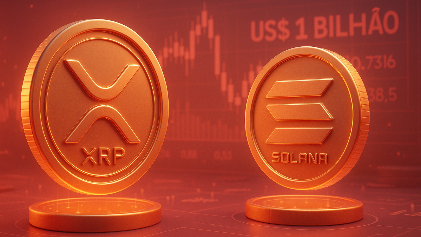 Futuros de XRP e Solana movimentam US$ 1 bilhão em entradas