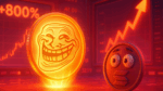 Moeda meme TROLL dispara 800% e rouba cena da Solana