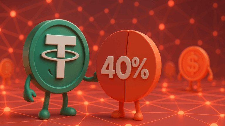 Tether domina 40% das taxas on-chain e vira a espinha dorsal dos mercados emergentes
