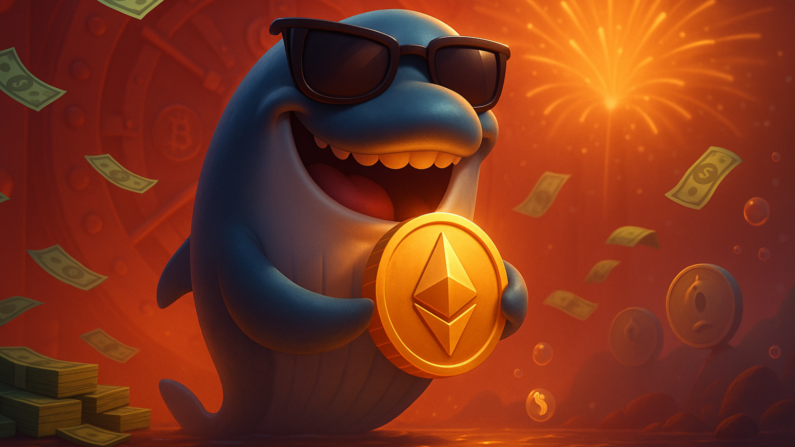 Baleia aposta US$ 86 milhões em Ethereum e sinaliza próxima grande alta