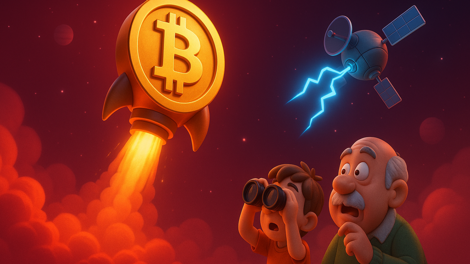 Bitcoin vai ao espaço: Lightning faz primeira transação transmitida por satélite