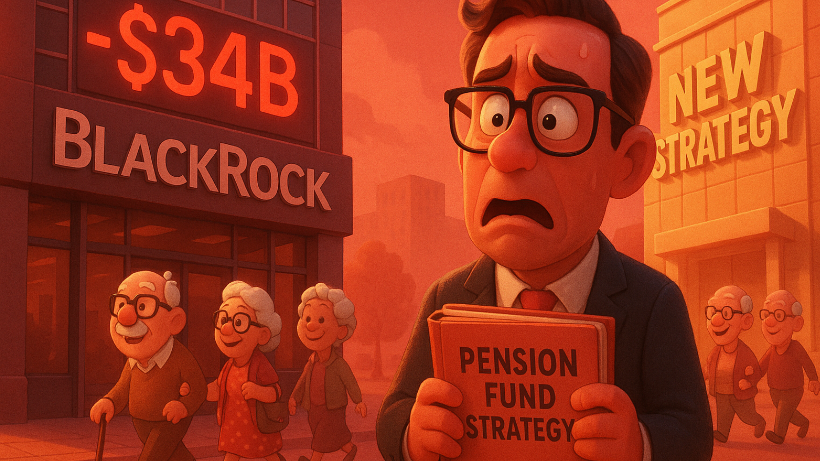 BlackRock perde US$ 34 bilhões após fundo de pensão mudar estratégia
