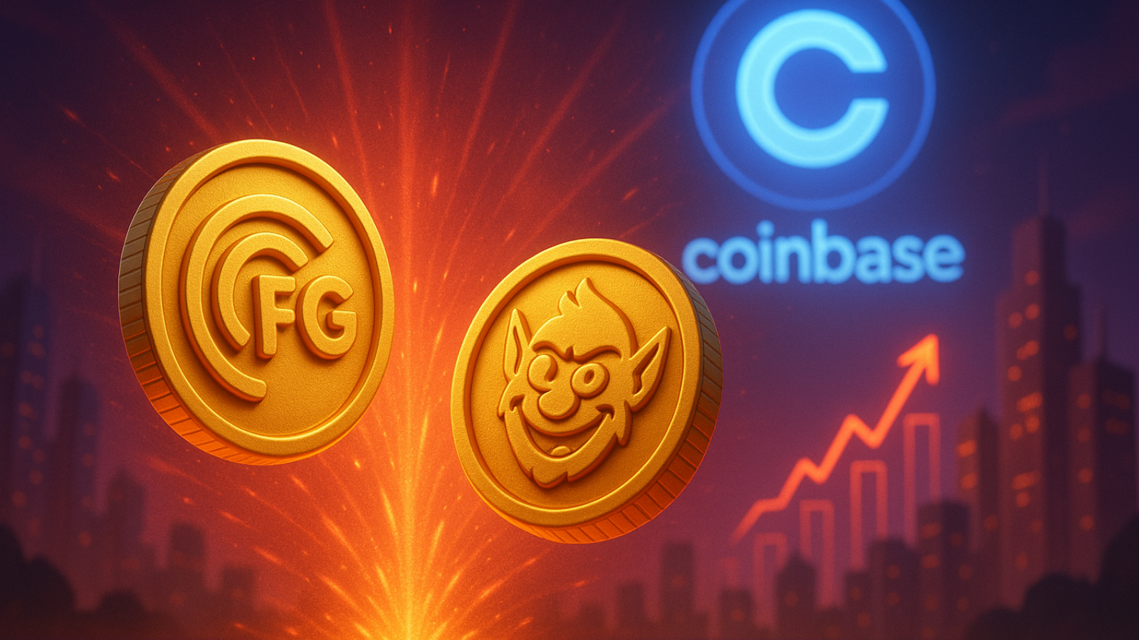 Coinbase provoca explosão de preços em duas novas criptos