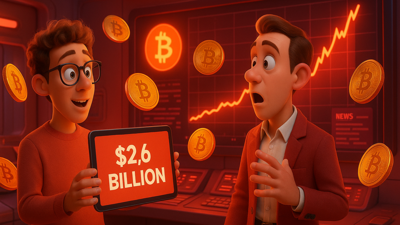 Compra de US$ 2,6 bilhões acendem alerta de nova máxima para o Bitcoin